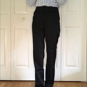 High waisted black dress pants slacks
